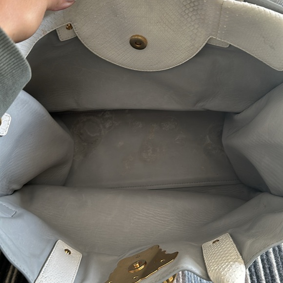 RARE  large snake skin VERSACE Medusa bag - Picture 2 of 8